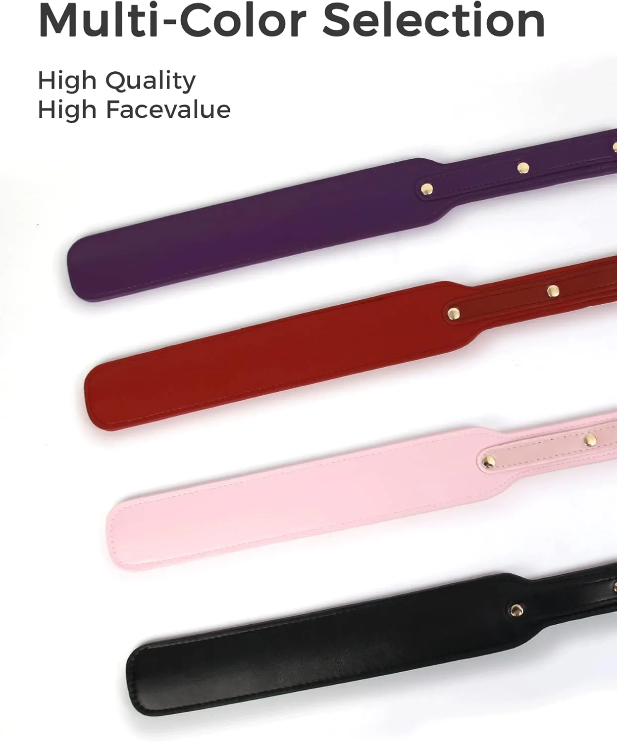 18 inch Riding Crop,Leather Paddle,Super Durable Rug Paddles,Equestrian Crops