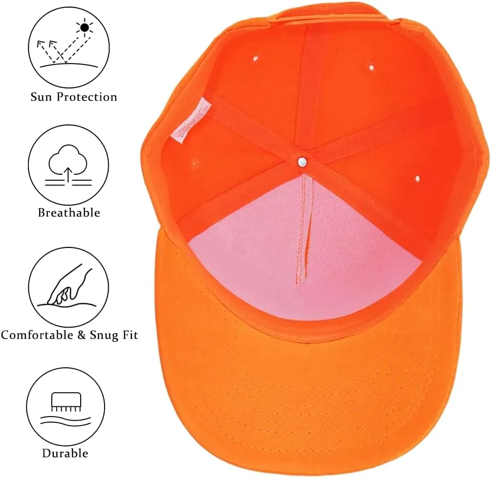 5-Panel Baseball Cap for Workouts, Hiking, Outdoor Sports, Customizable DIY Design, All-Season Comfort Fit, Adjustable