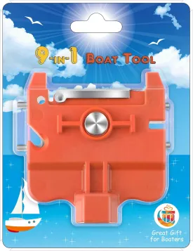 9 in 1 Boat Tool with Magnet Attachment, Boat Must Haves Includes Canvas Snap Tool, Fishing Line Cutter and Other Boat Accessories, Idea Gift for Boat Owners