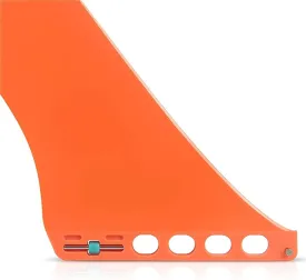 9/9.5inch Surfboard Fins Black/Orange Round for Surfboards &SUP Paddle Boards Easy Installation