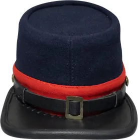 American Civil War US Union Kepi with Red Band (Plain), Forage Cap/Hat  100% Wool