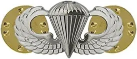 Army Dress Badge: Parachutist - miniature, mirror finish