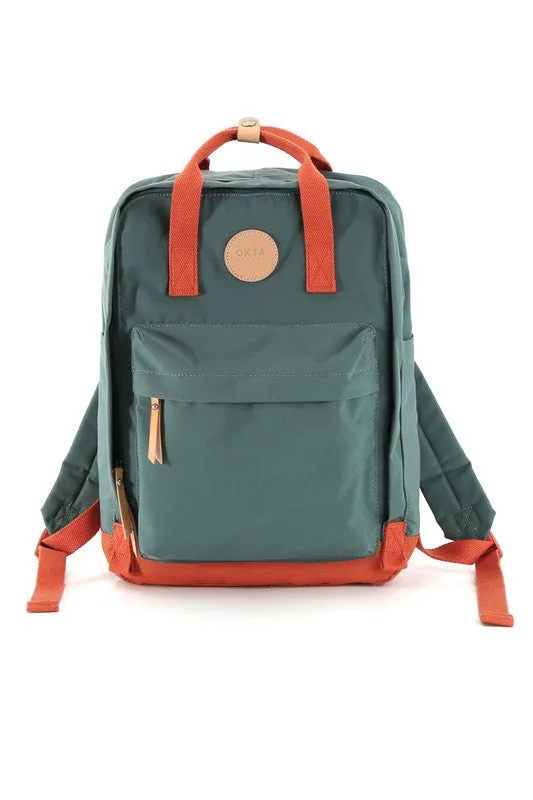 Casual Yellow Multi-Function Waterproof Backpack
