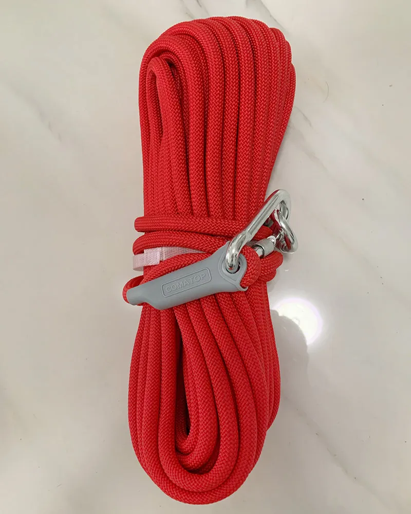 COMATOP Climbing rope,10.5 mm Static Climbing Rope 10M(32ft) 20M(64ft) 30M(96ft) Outdoor Rock Climbing Rope, Escape Rope Ice Climbing Equipment Fire Rescue Parachute Rope