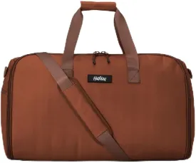 Convertible Garment Duffel Bag 45L  2-in-1 Carry-On Suit Travel Bag with Wrinkle-Free Hanging Compartment, Shoe Pockets & Trolley Sleeve Weekender for Business Trips, Weddings & Getaways  Terracotta