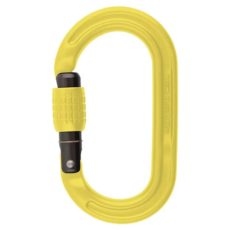 DMM Ultra O Lime screwgate carabiner