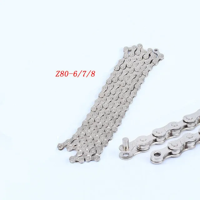 Full Steel Plating 6/7/8/9/10 Speed Bicycle Chain