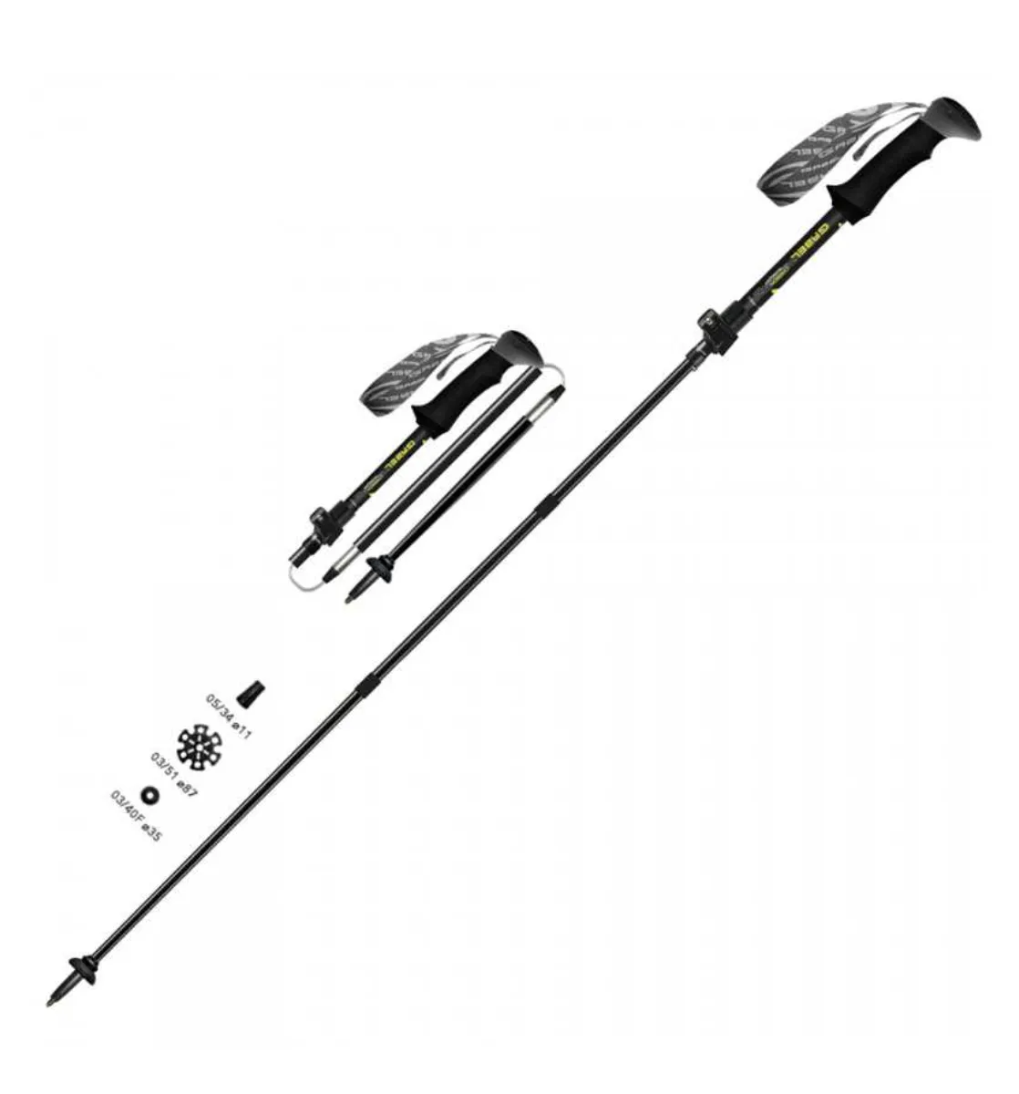 Gabel XTR Carbon EF poles