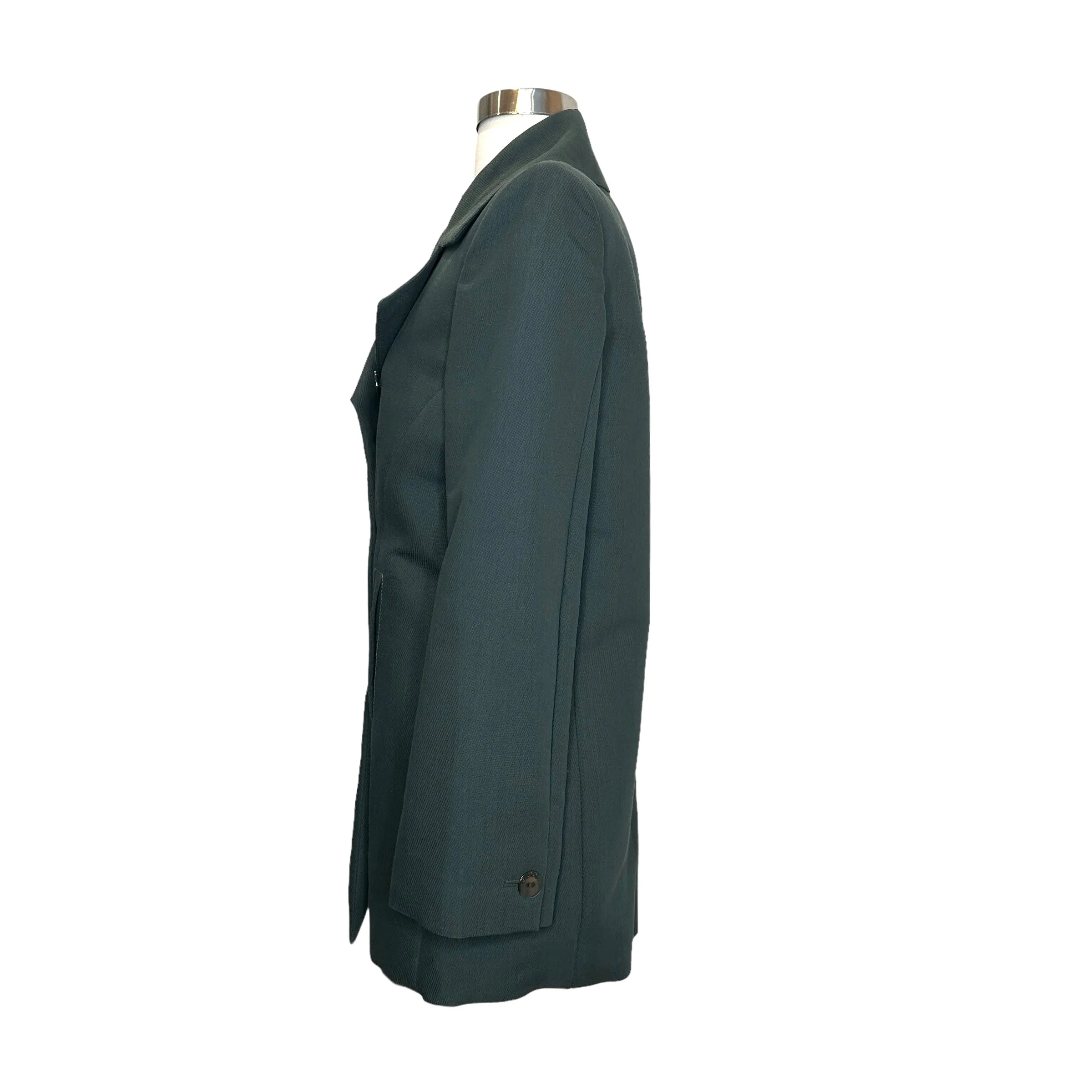 Green Blazer with Zip Pocket - M