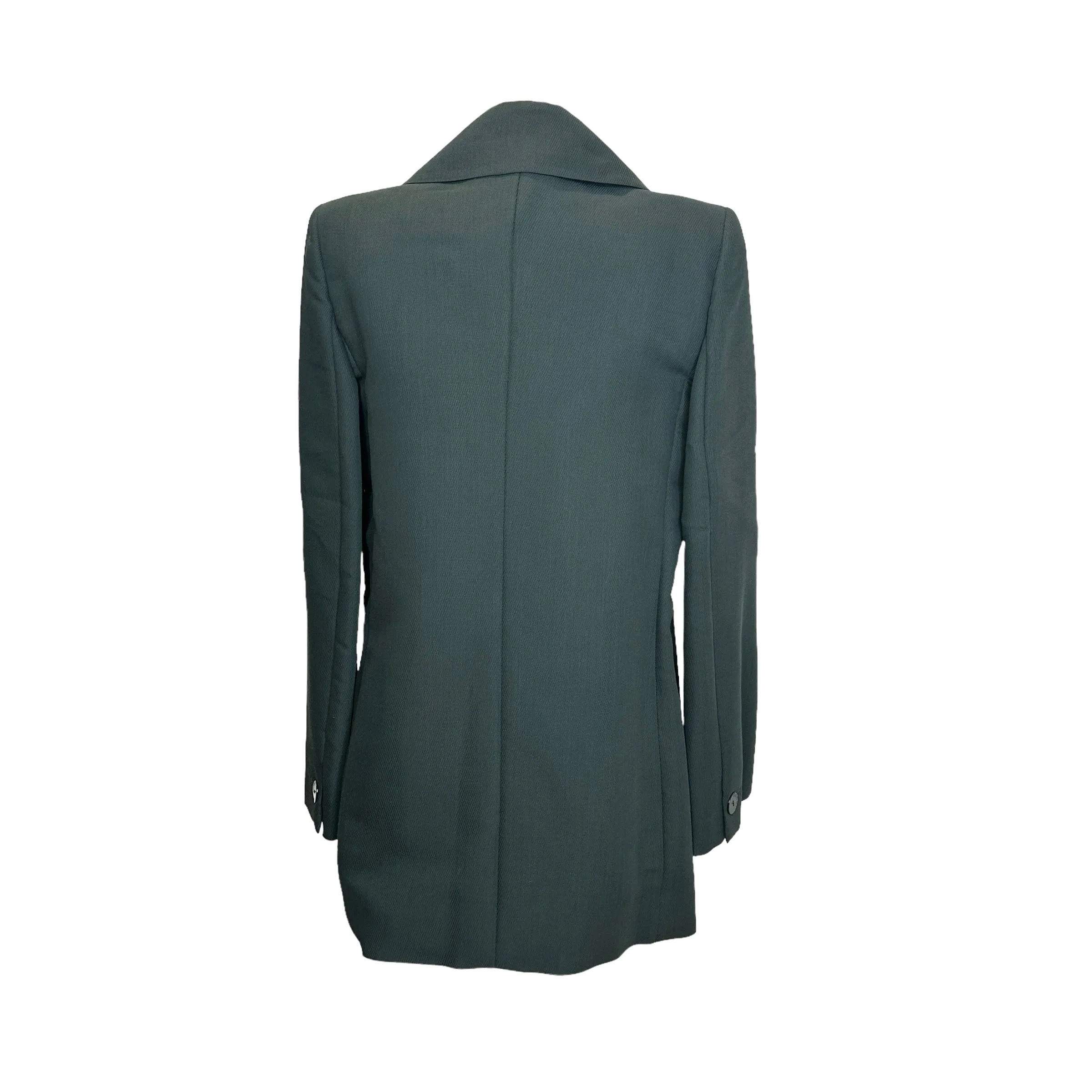 Green Blazer with Zip Pocket - M