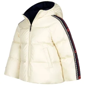 Gucci Baby Girls Fuchsia Trim Padded Jacket