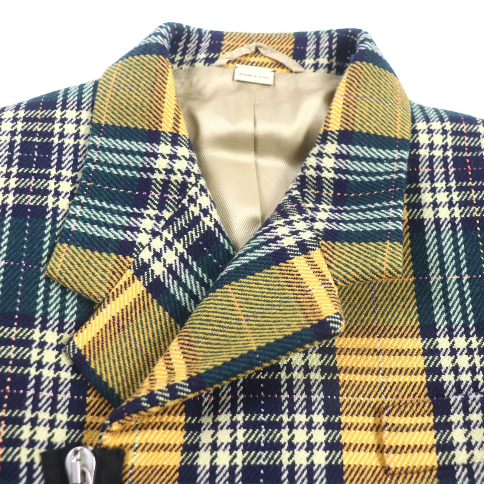 GUCCI Riders jacket 710795 wool yellow-green METAMORFOSI 46