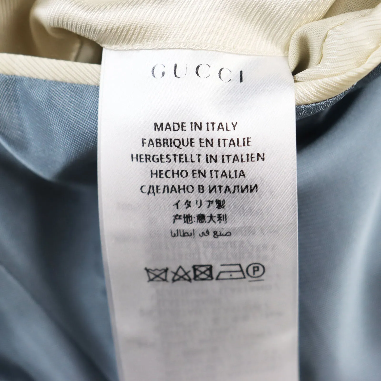 GUCCI tailored jacket 568655 wool Red GUCCI Band shawl lapel single jacket 44