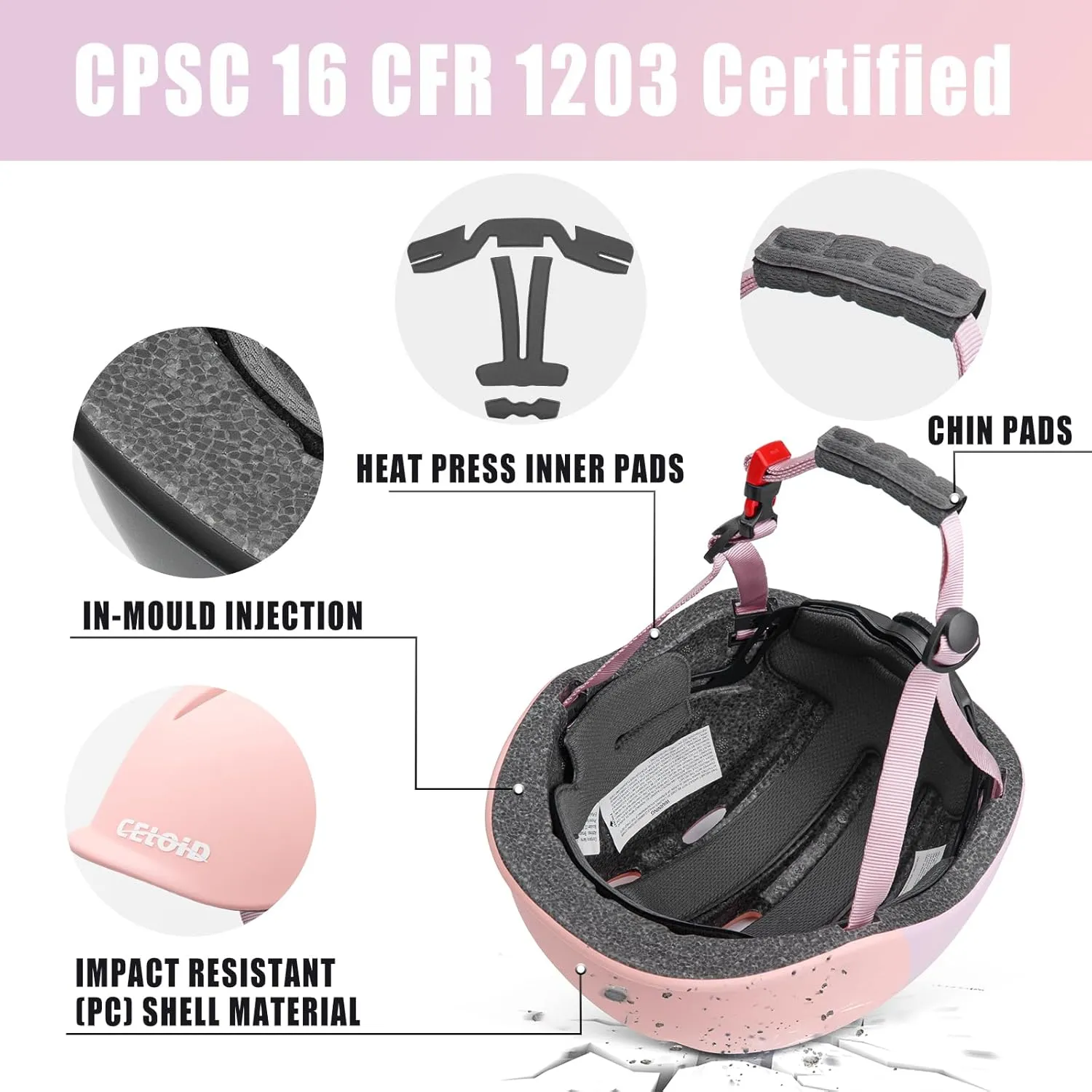 Kids Bike Helmet,Toddler Cyling Helmets for Ages 5-8-9-10-12-14-16Years Youth Boys & Girls,Child Adjustable Multi-Sport Bicycle Skateboard Roller Skate Scooter Balance Skateboarding Helmet