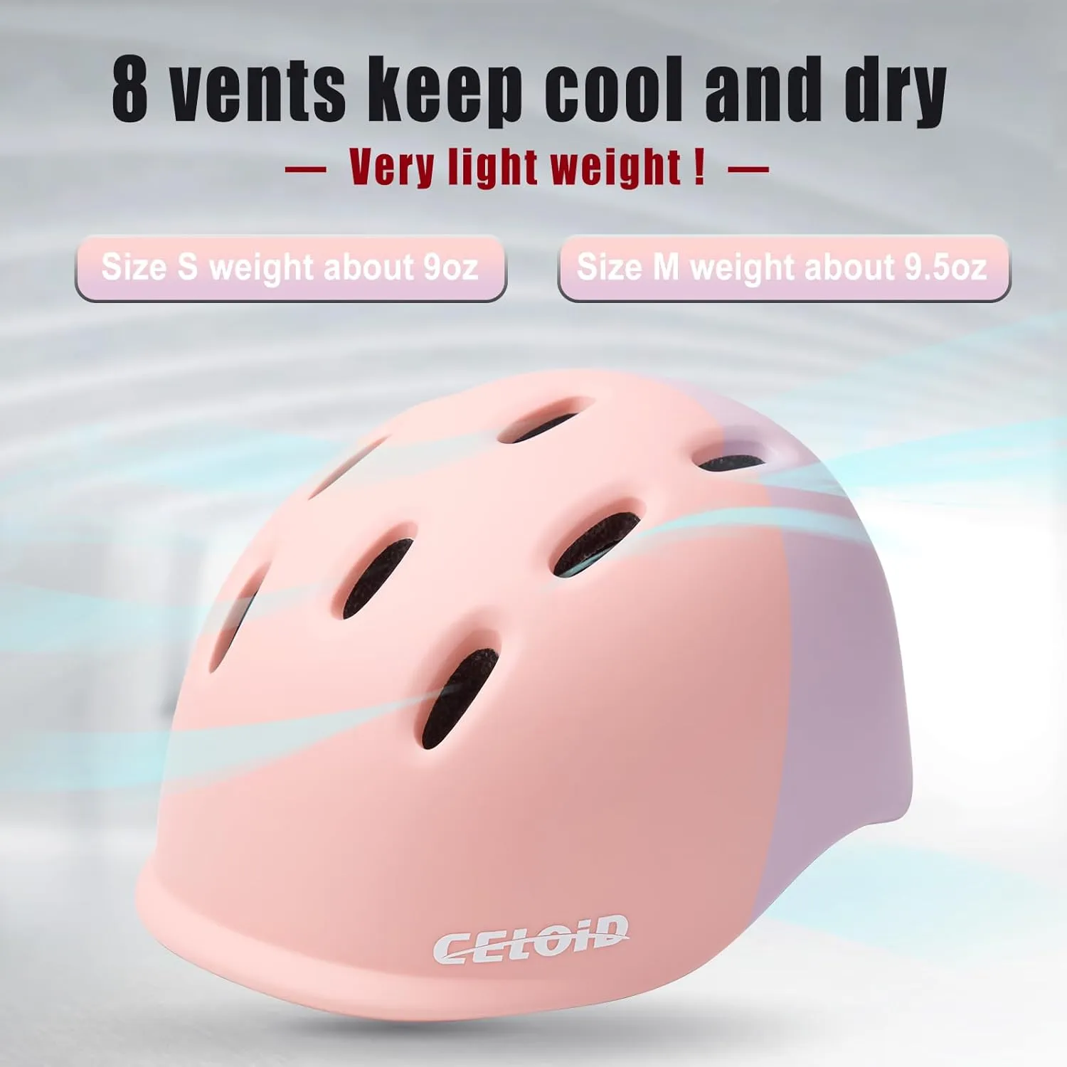 Kids Bike Helmet,Toddler Cyling Helmets for Ages 5-8-9-10-12-14-16Years Youth Boys & Girls,Child Adjustable Multi-Sport Bicycle Skateboard Roller Skate Scooter Balance Skateboarding Helmet