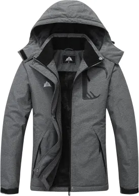 MOERDENG Women's Grey Winter Ski Jacket