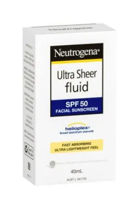 NEUTROGENA Ultra Sheer Sunscreen SPF50 40ml