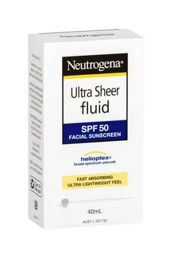 NEUTROGENA Ultra Sheer Sunscreen SPF50 40ml