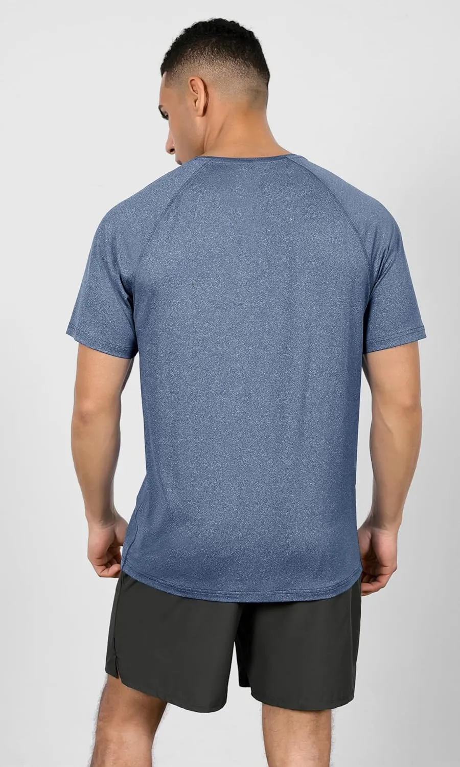 ODODOS Men's Quick Dry Short Sleeve Shirts UPF 50  Sun Protection SPF Athletic Tops Workout T-Shirts