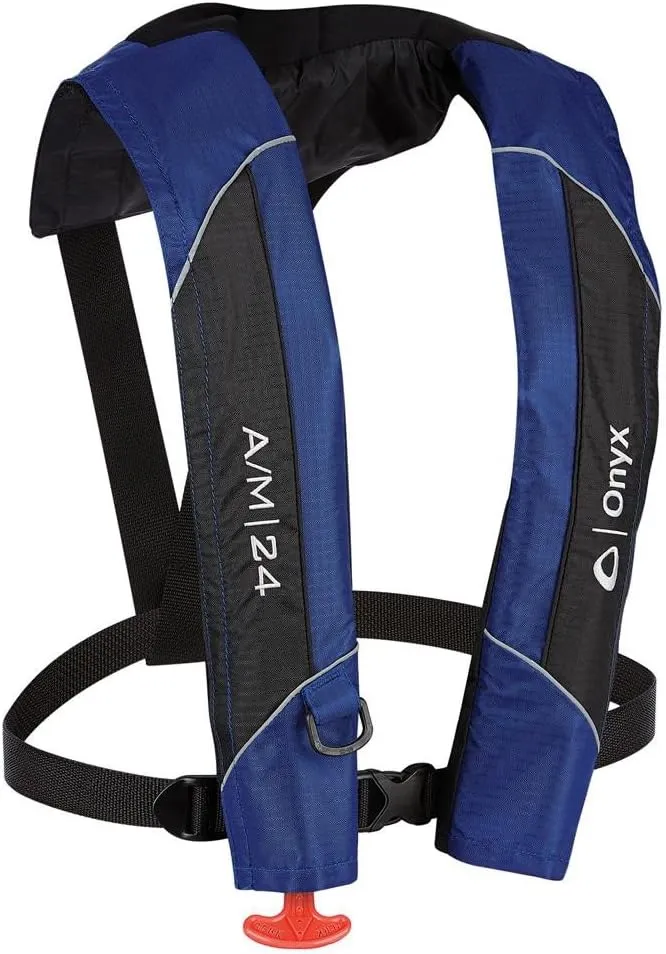 Onyx A/M-24 Automatic/Manual Inflatable PFD Life Jacket - Blue10