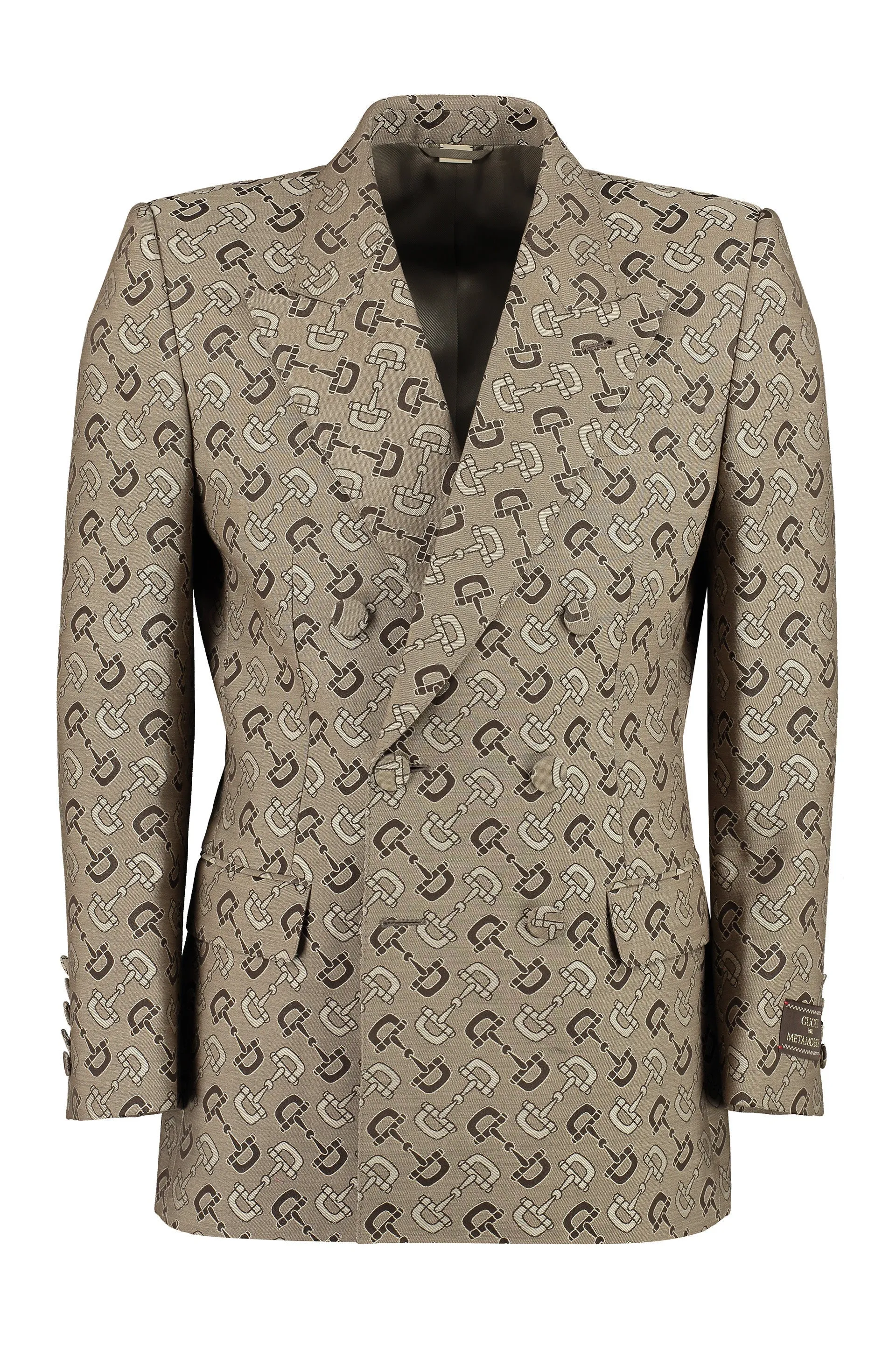 PRINTED MAXI HORSEBIT JACKET