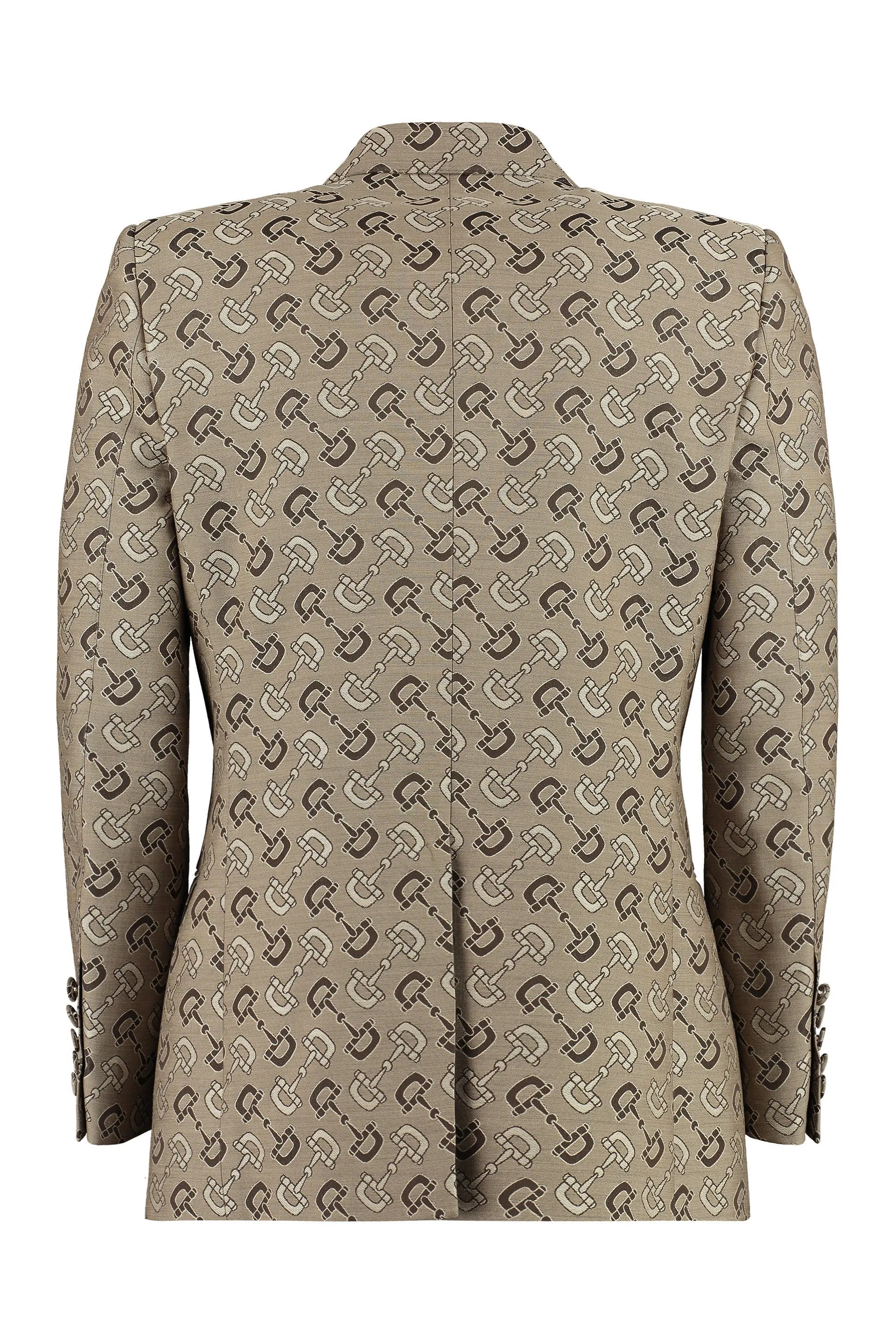 PRINTED MAXI HORSEBIT JACKET