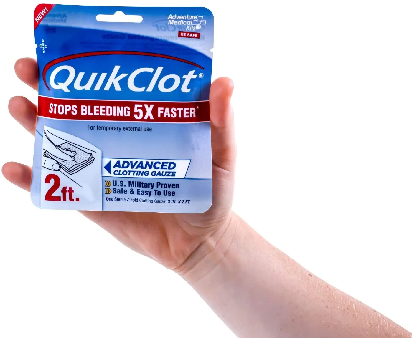 Quikclot Advanced Clotting Gauze - 3 X 24 In
