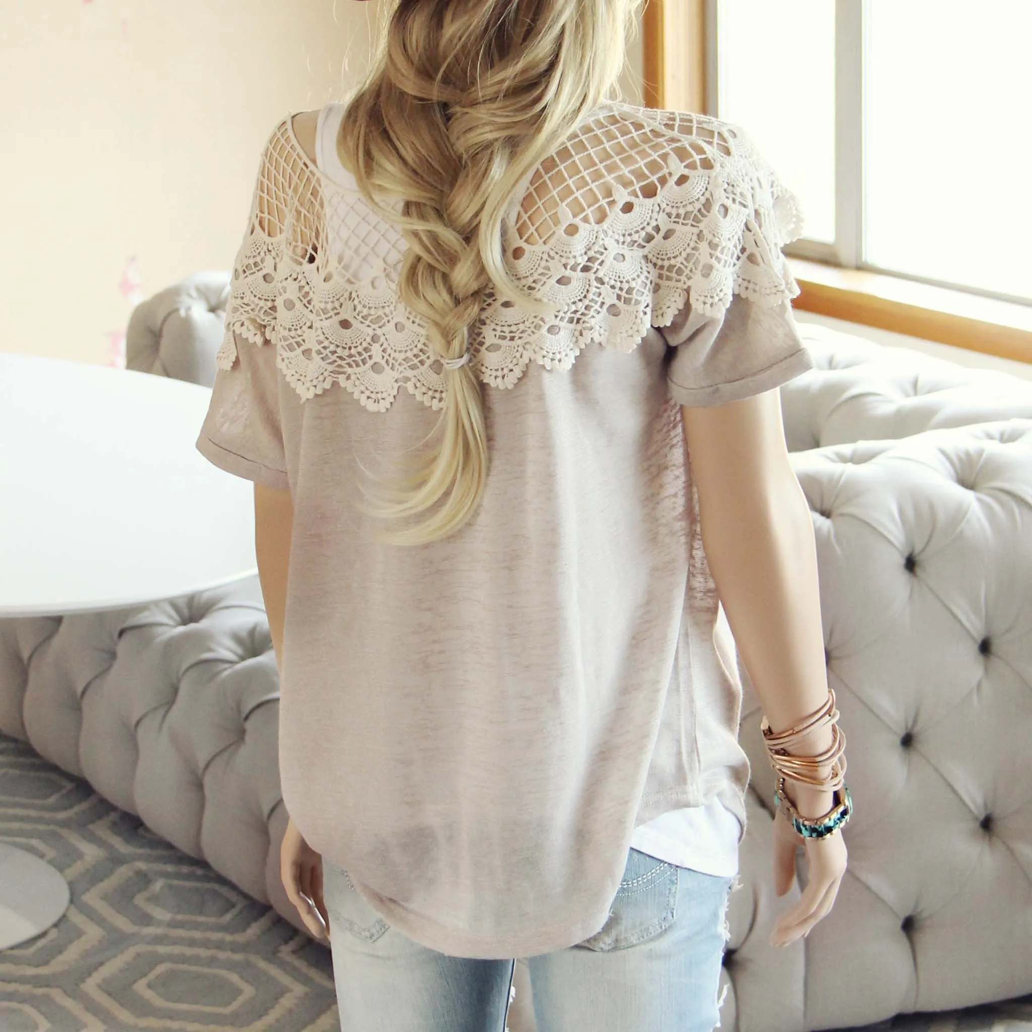 The Timber Trail Tee in Sand