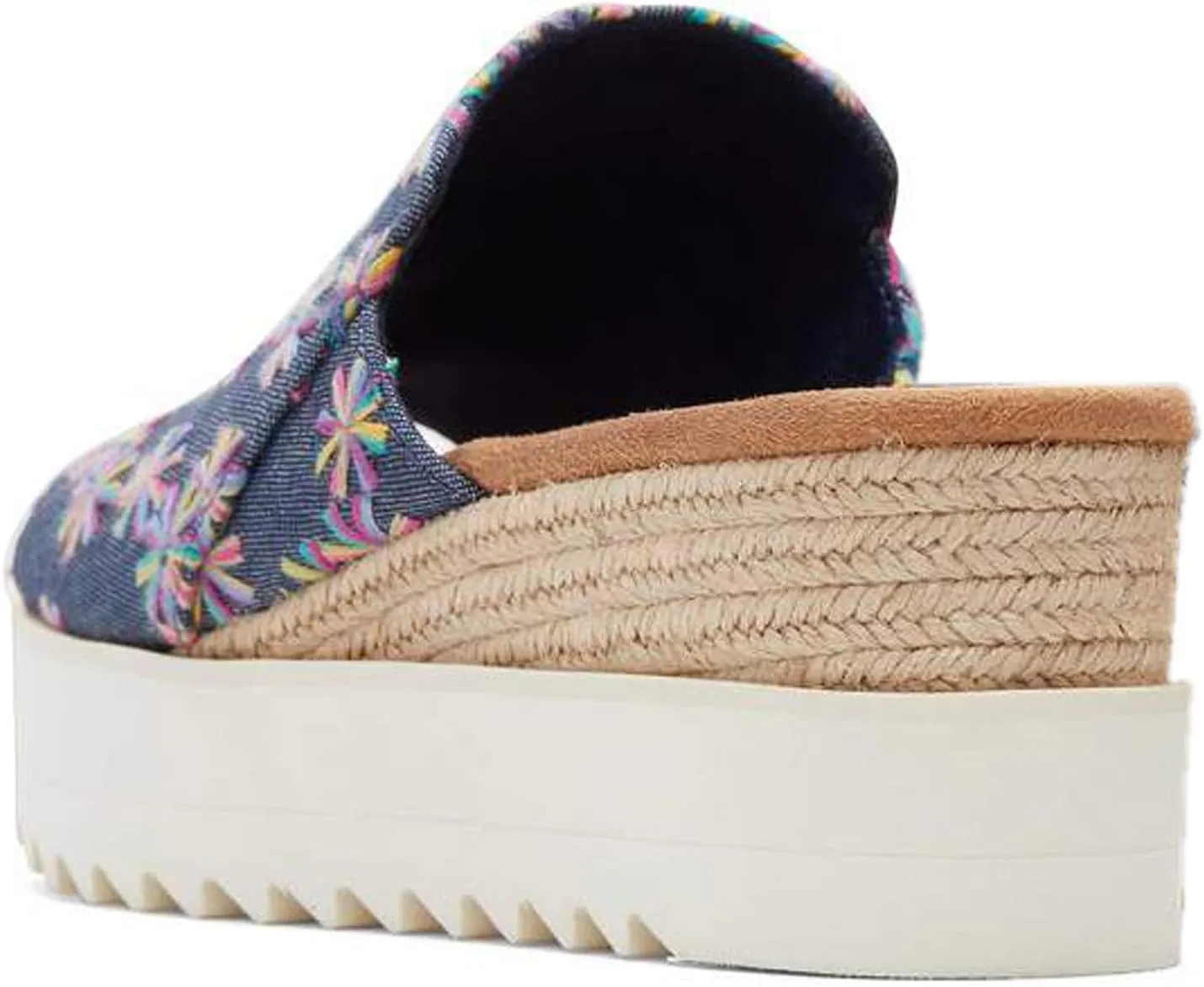 TOMS Womens Diana Platform Espadrille Casual Sandals Casual Mid Heel 2-3" - Black