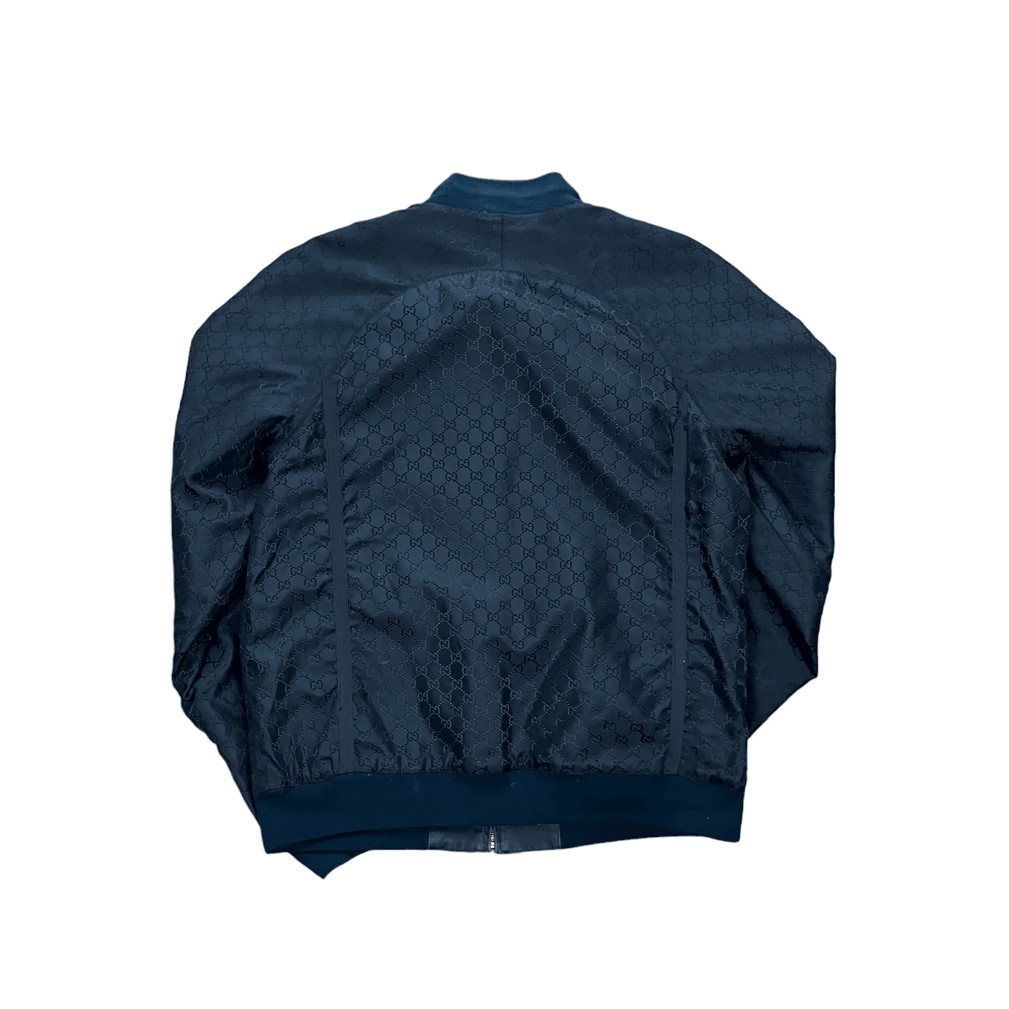 Vintage Black Gucci Monogram Jacket - Large