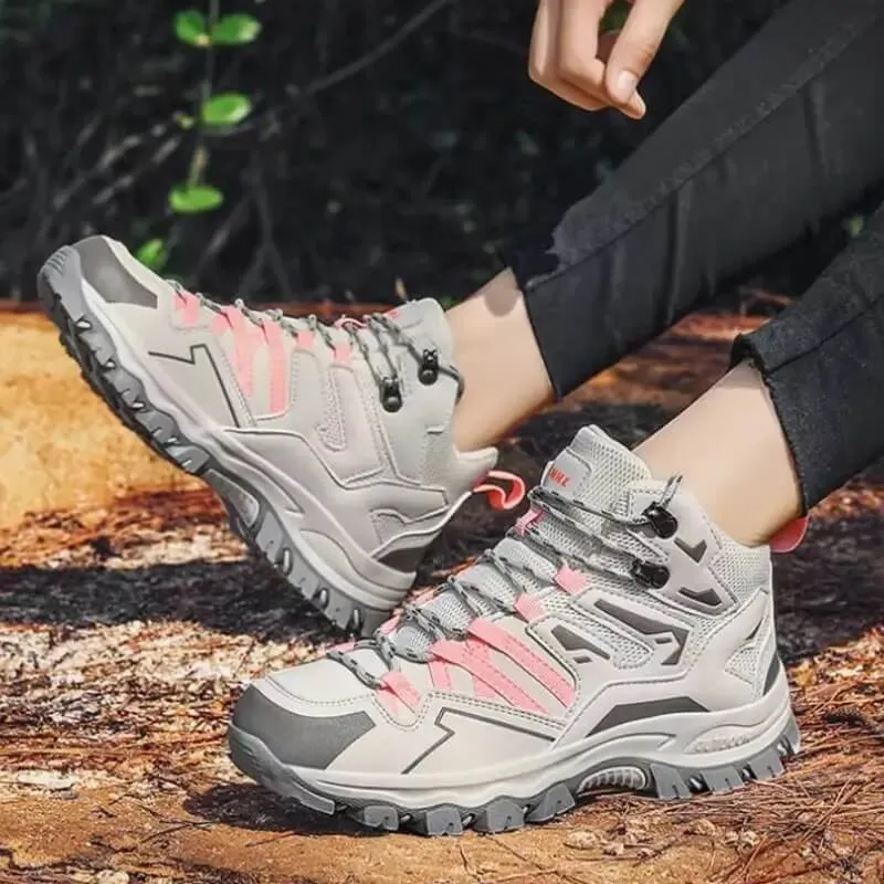 Women's Non-slip Waterproof Outdoor Hiking Shoes for Trekking, Climbing, and Camping