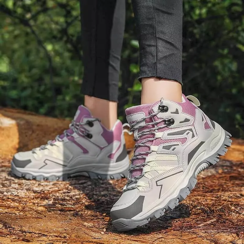 Women's Non-slip Waterproof Outdoor Hiking Shoes for Trekking, Climbing, and Camping