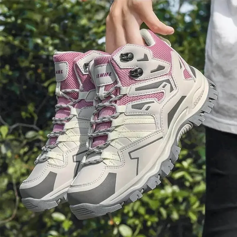 Women's Non-slip Waterproof Outdoor Hiking Shoes for Trekking, Climbing, and Camping